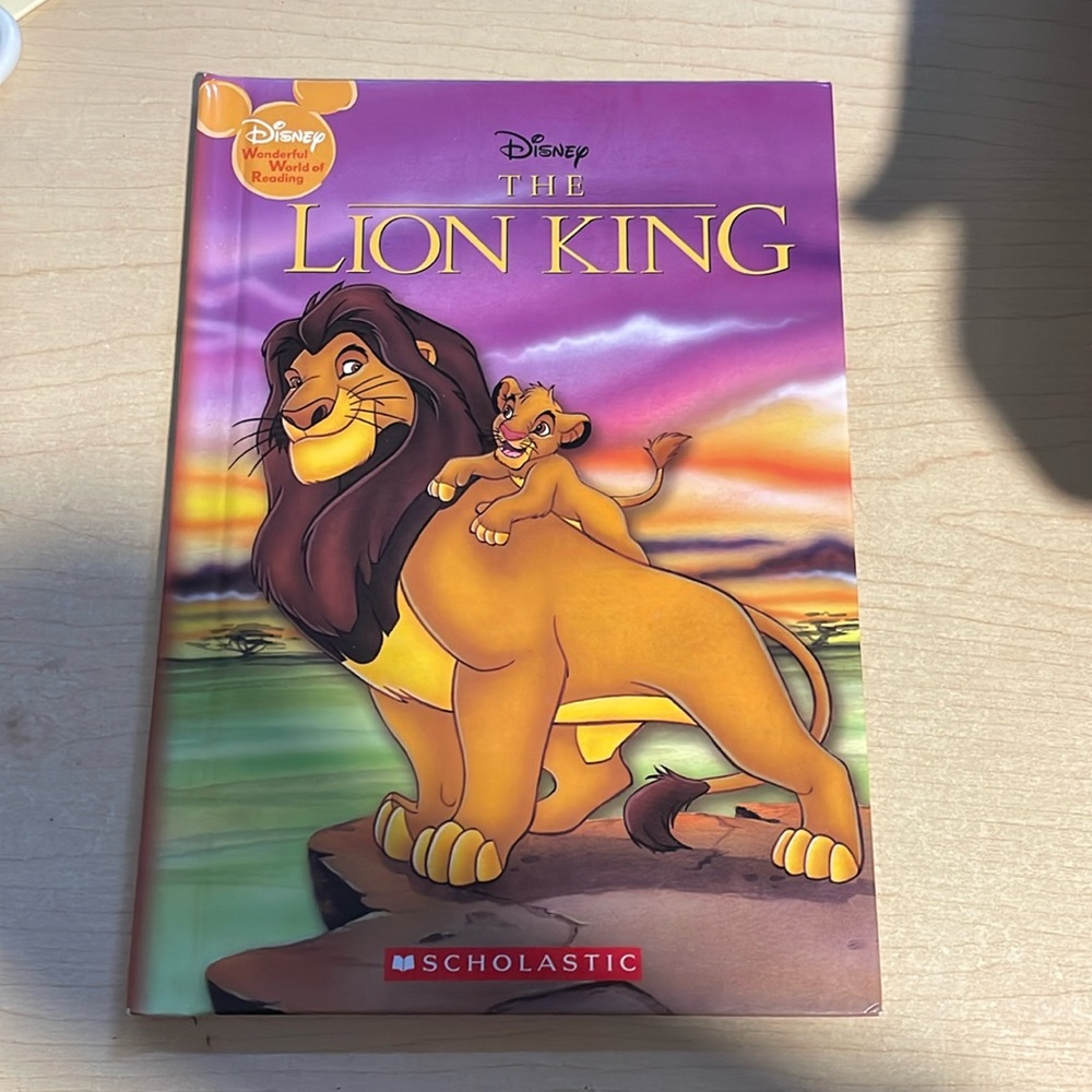 Disney’s The Lion King hardcover book